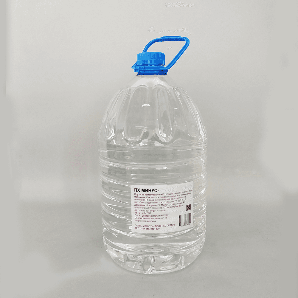 PH Stabilizer - Agent for lowering the pH value of pool water, 5L