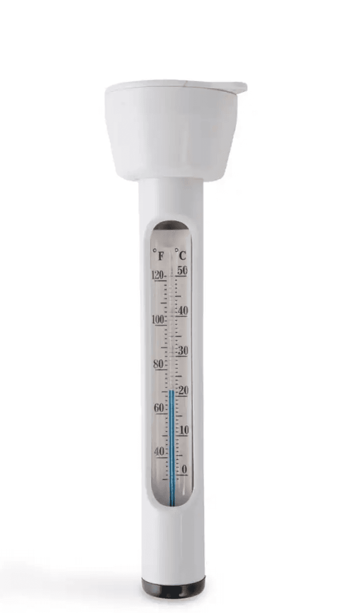 INTEX Pool Thermometer 0–50 °C and 30–120 °F.