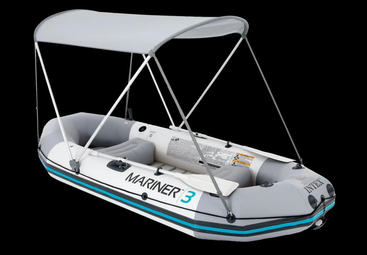 INTEX Strea dark gray, for 'Canopy' inflatable boats - 160x142cm