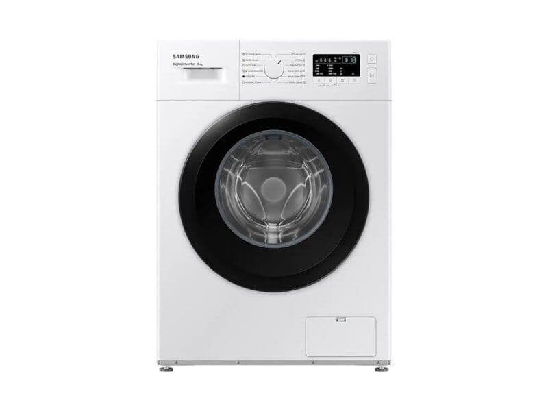 Samsung Slim Washing Machine, WW60A3120BE/LE, 6 kg, 1200 rpm, White
