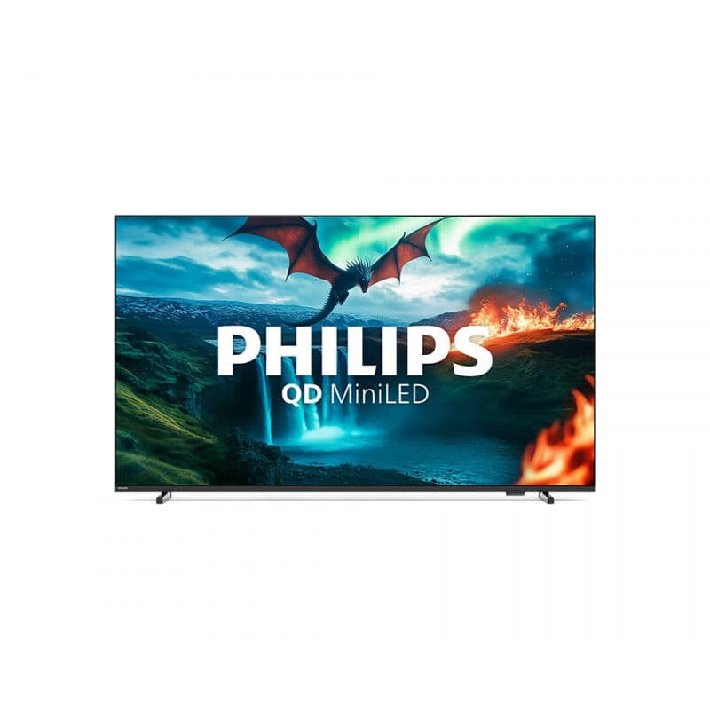 Philips 65MLED820/12 TV – 65" (165 cm) QD Mini LED 4K TV with Dolby Atmos, DTS:X and Titan OS