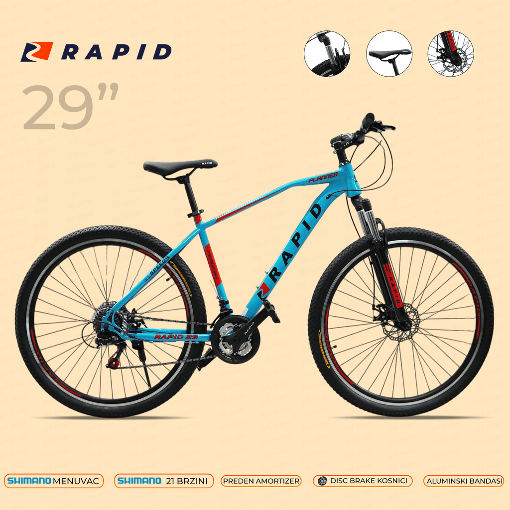 RAPID Velosiped 29 PLANNER AKVA 3 28171