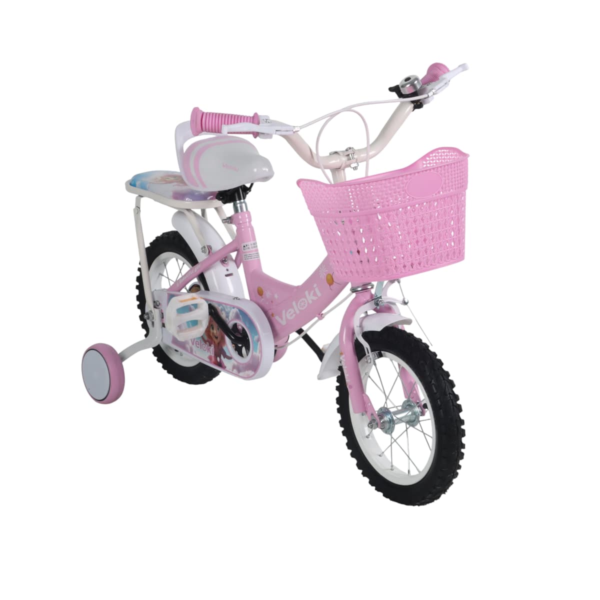 12" girls' bicycle, pink