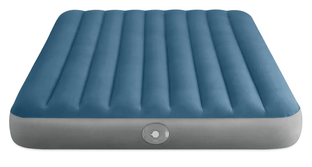 Intex Queen Prestige Inflatable Mattress, 203 x 152 x 25 cm, Navy Blue