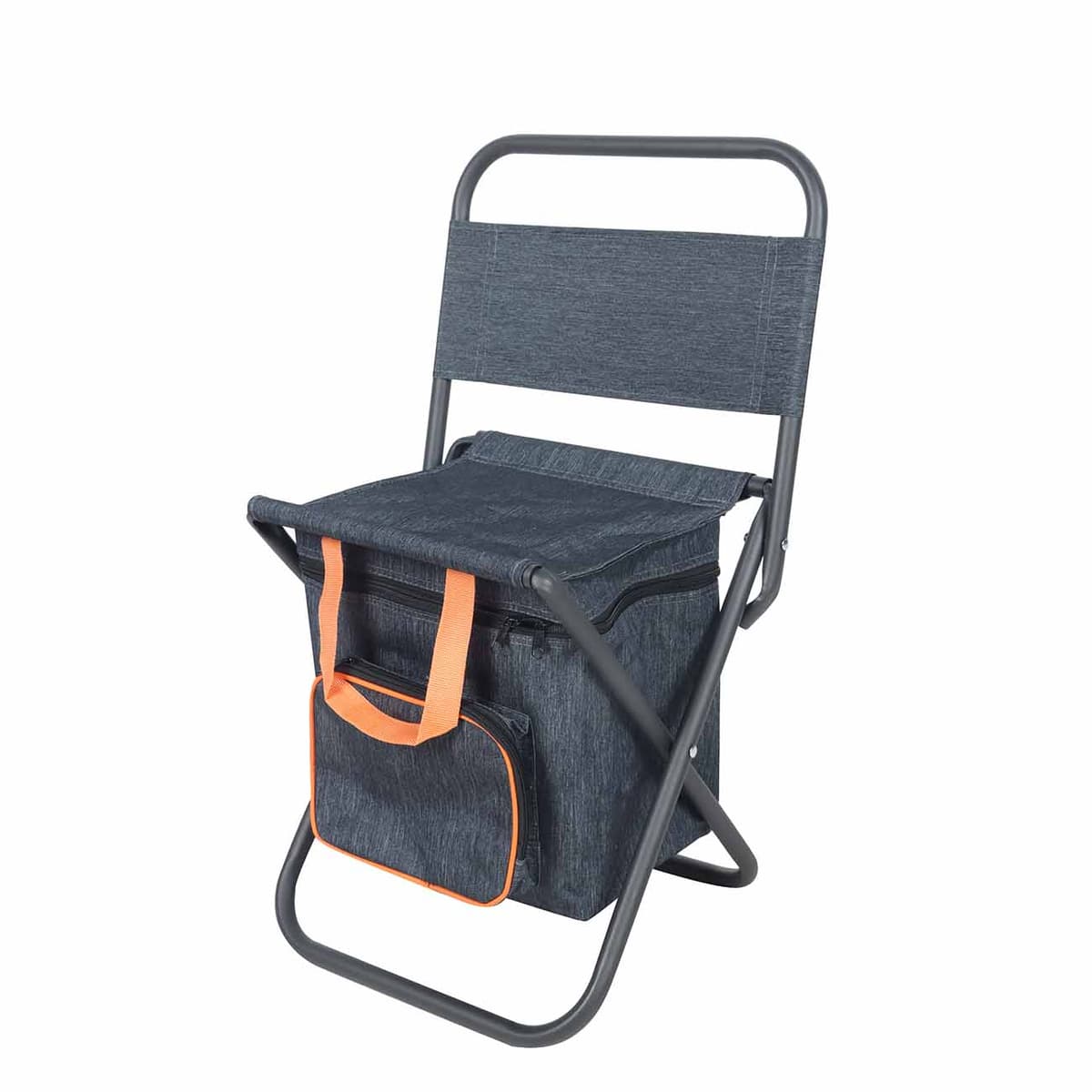 Gardening chair, folding, dark gray