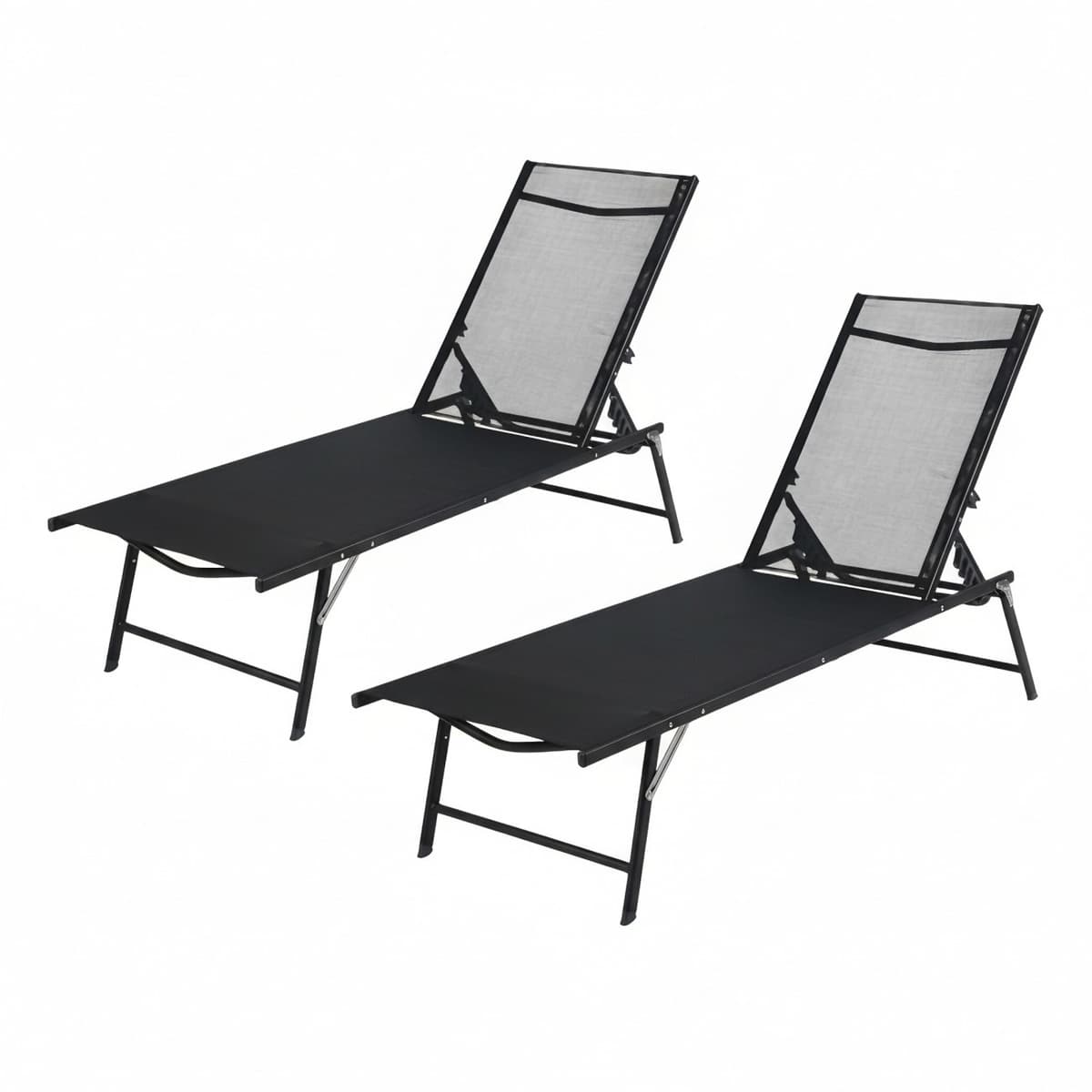 Set of 2 armchairs, 185x57x31 cm, dark gray