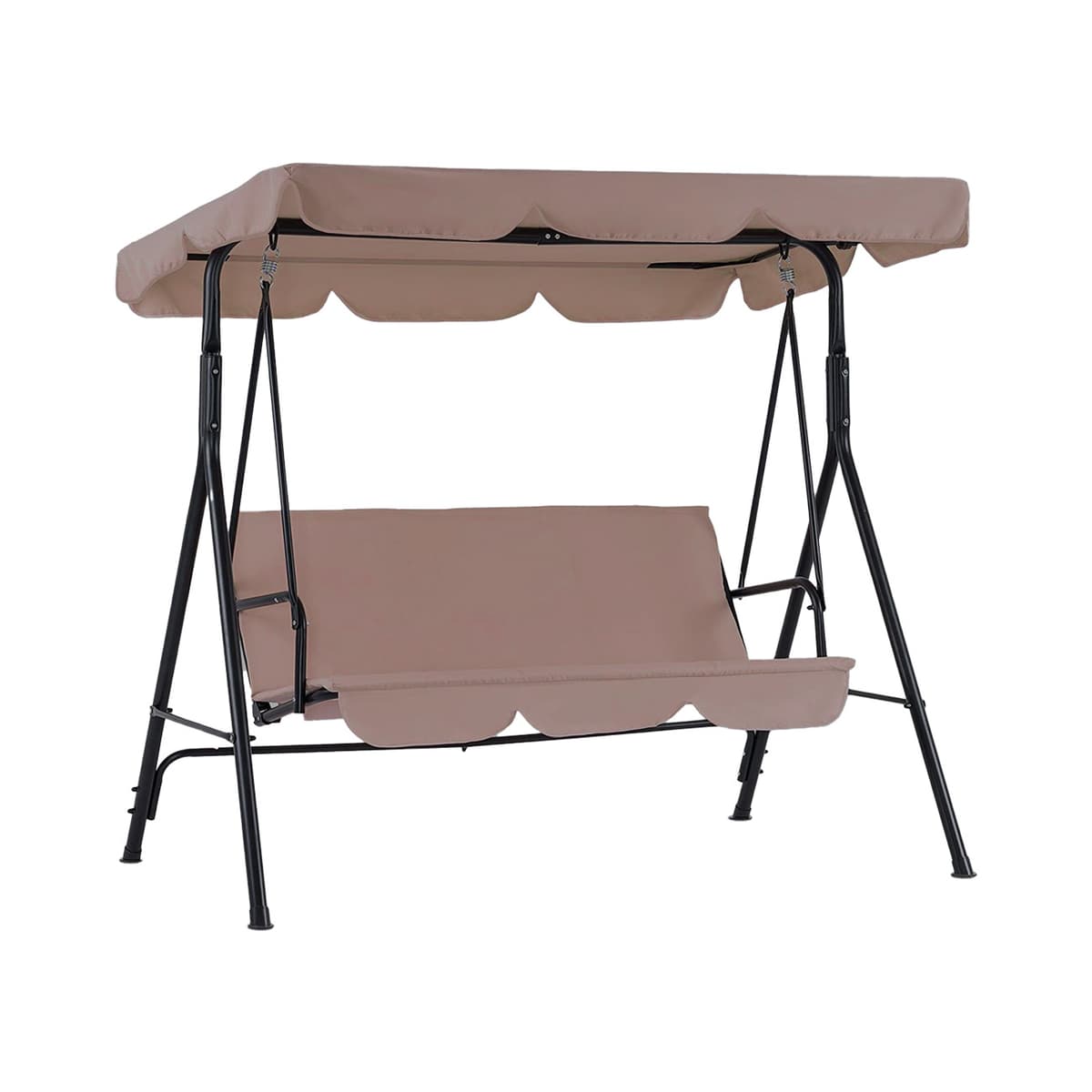 Gardening swing, 170x110x152 cm, beige