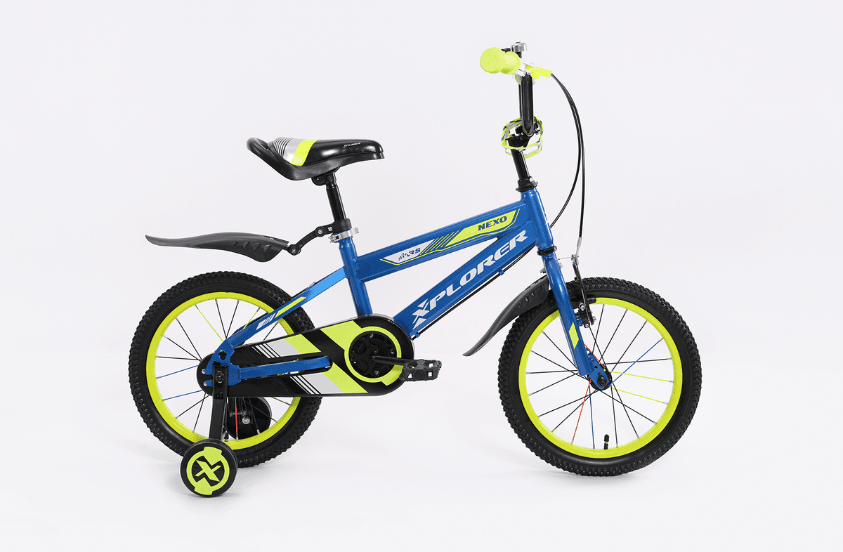 Xplorer Nexo kids' bike, 16", blue-yellow