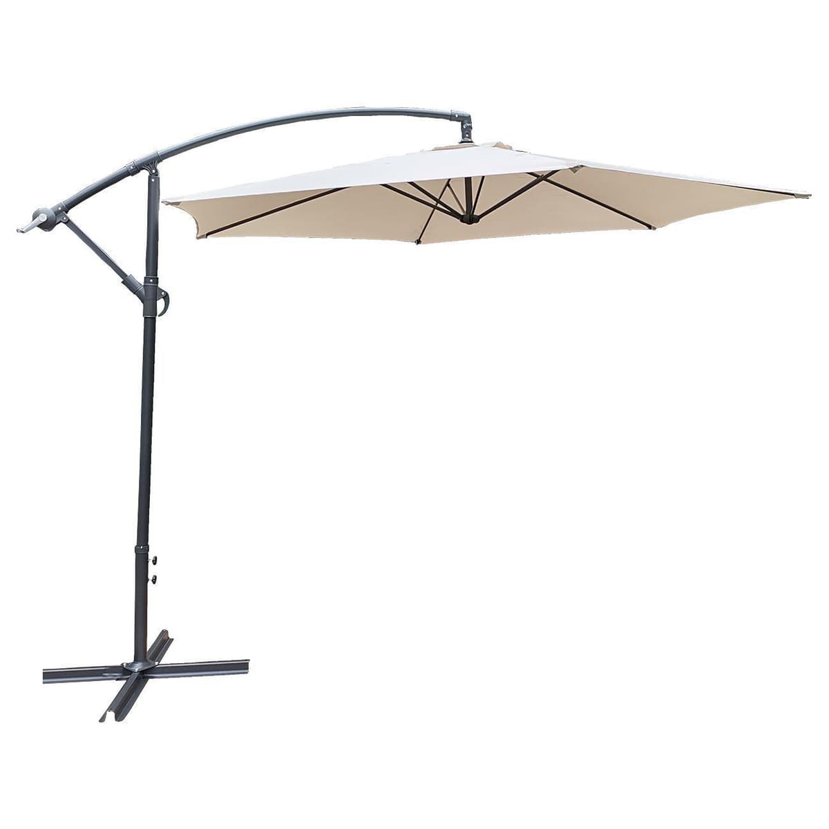 Visechki aluminum sun umbrella, 300 cm, beige