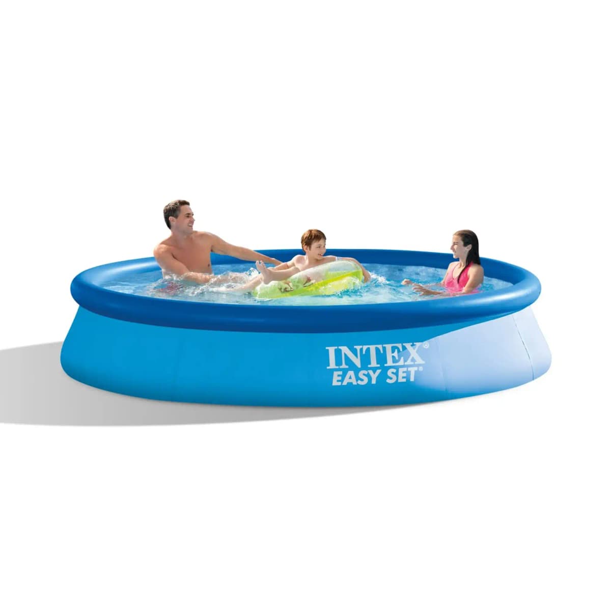 INTEX Easy Set Inflatable Pool with Pump, 366x76 cm, Blue