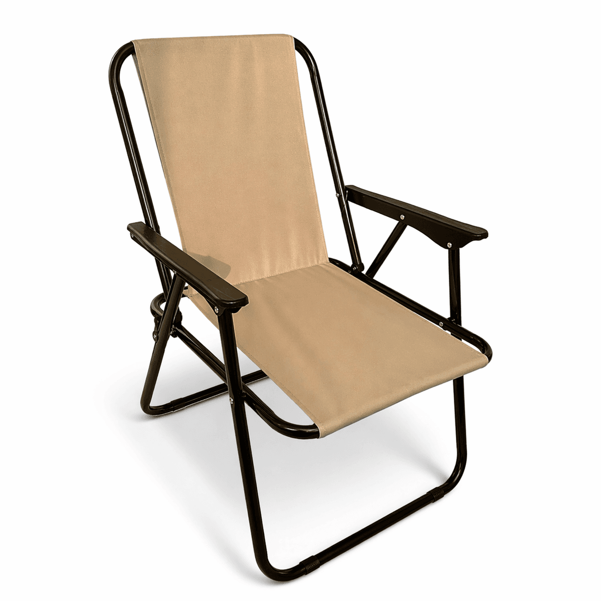 Folding garden chair, beige