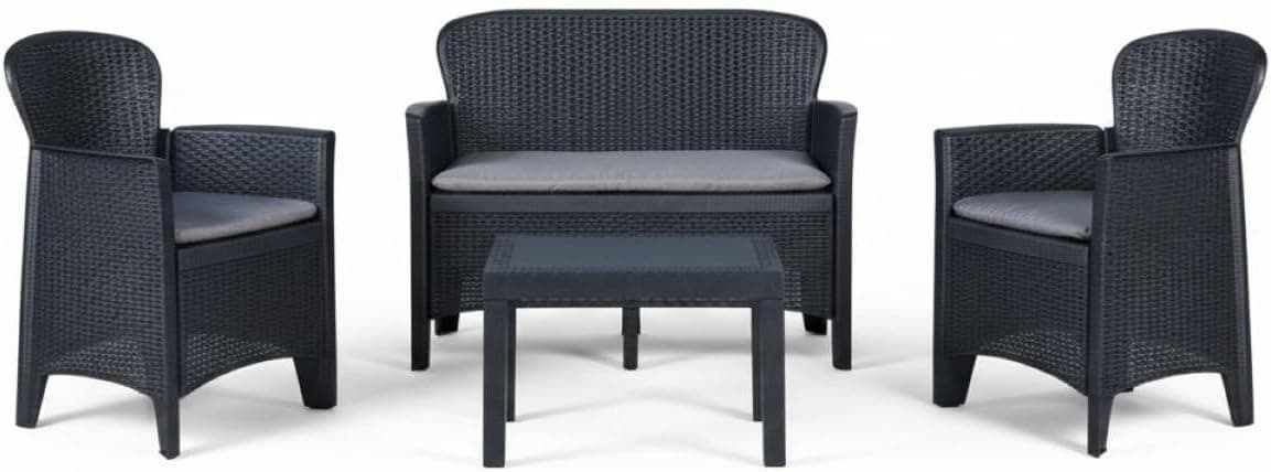 Green Bay Jungle Garden Furniture, Dark Gray