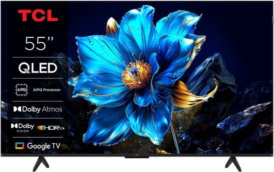 TCL Smart TV P71K 55" QLED 4K ULTRA HD Modern Design and Powerful Technology