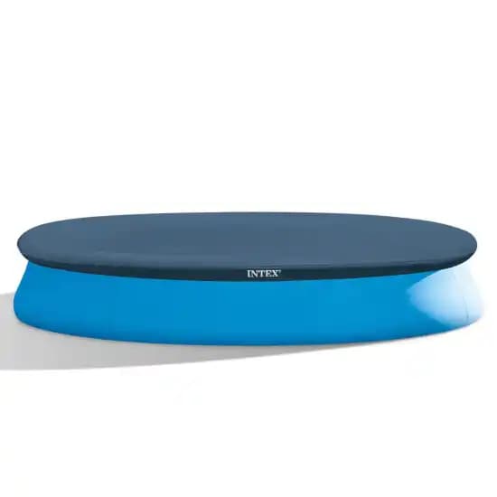 INTEX Easy Set Pool Cover, 4.57 m, Navy Blue