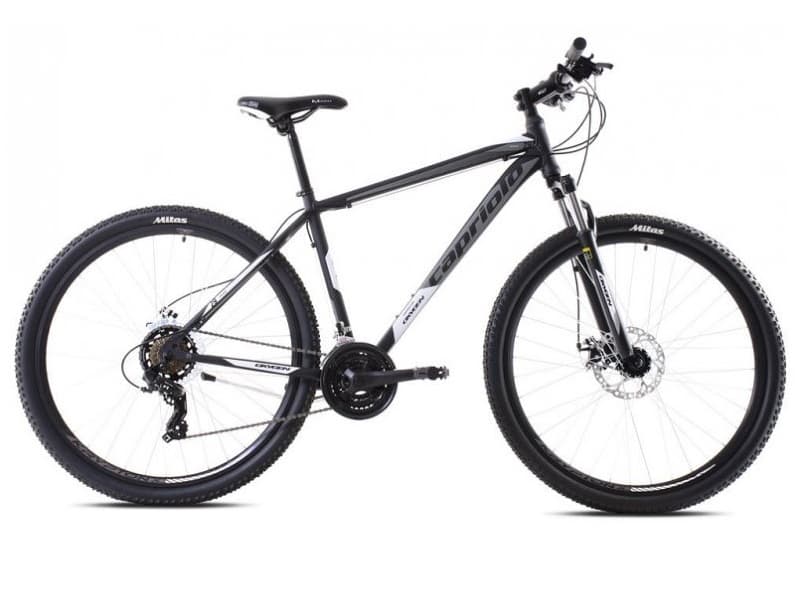 CAPRIOLO Men's Bicycle OXYGEN 21"/29"/21HT Black-silver-white