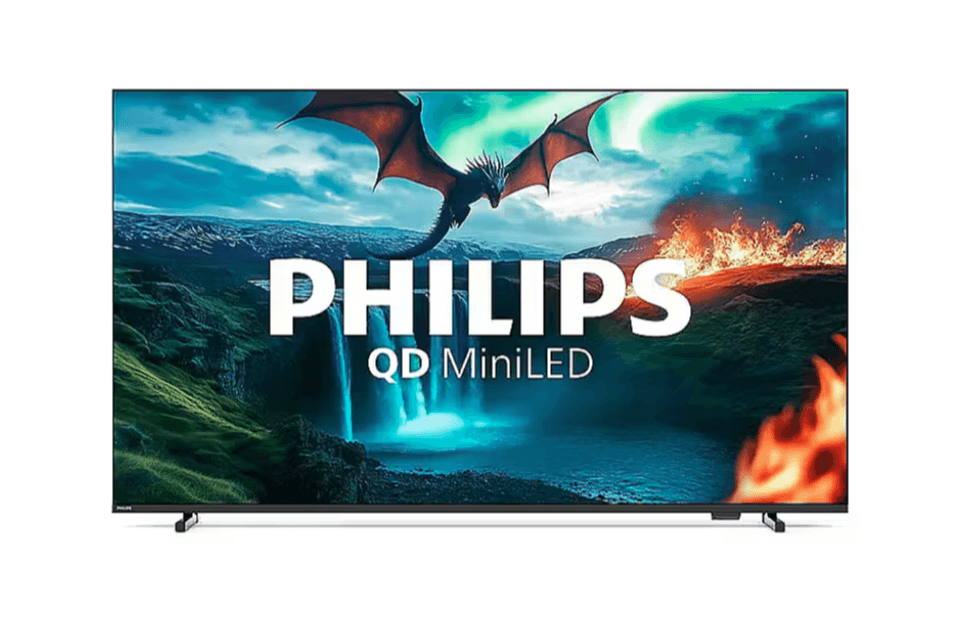 Philips TV 55MLED820/12 - 55" (139 cm) QD Mini LED 4K TV, Dolby Atmos, DTS:X, Titan OS