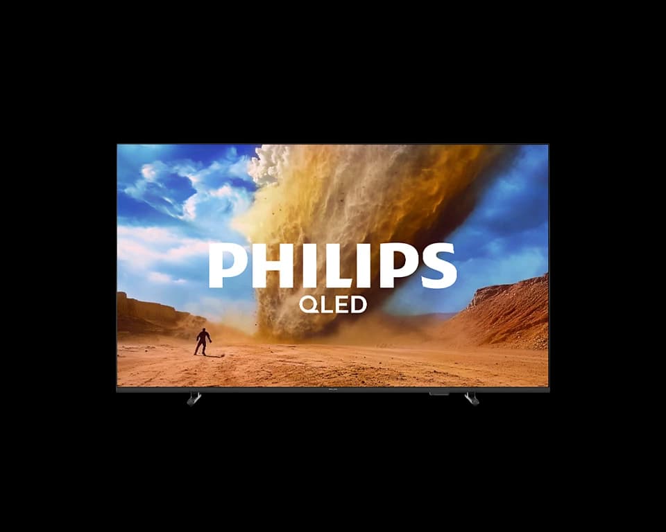 Philips TV, 55" PUS7810, 4K, QLED, black