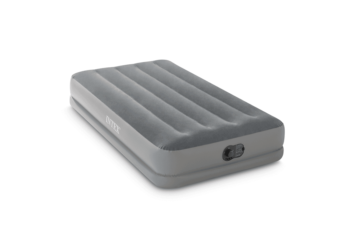 INTEX DuraBeam Prestige Air Mattress, 191x99x30cm, Gray