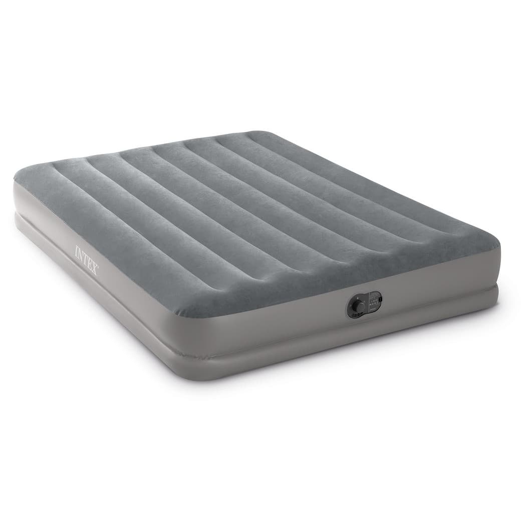 INTEX DuraBeam Standard Air Mattress, 152x203x30 cm, gray